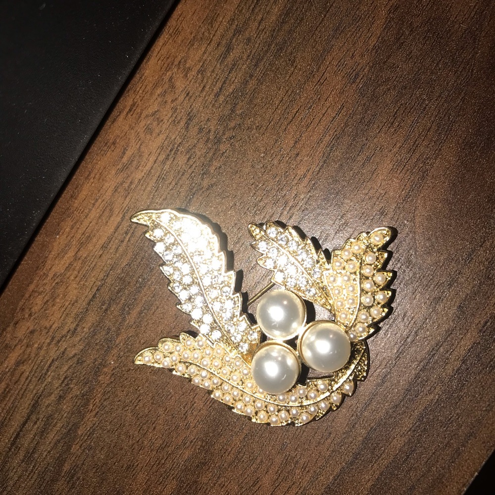pearl brooch